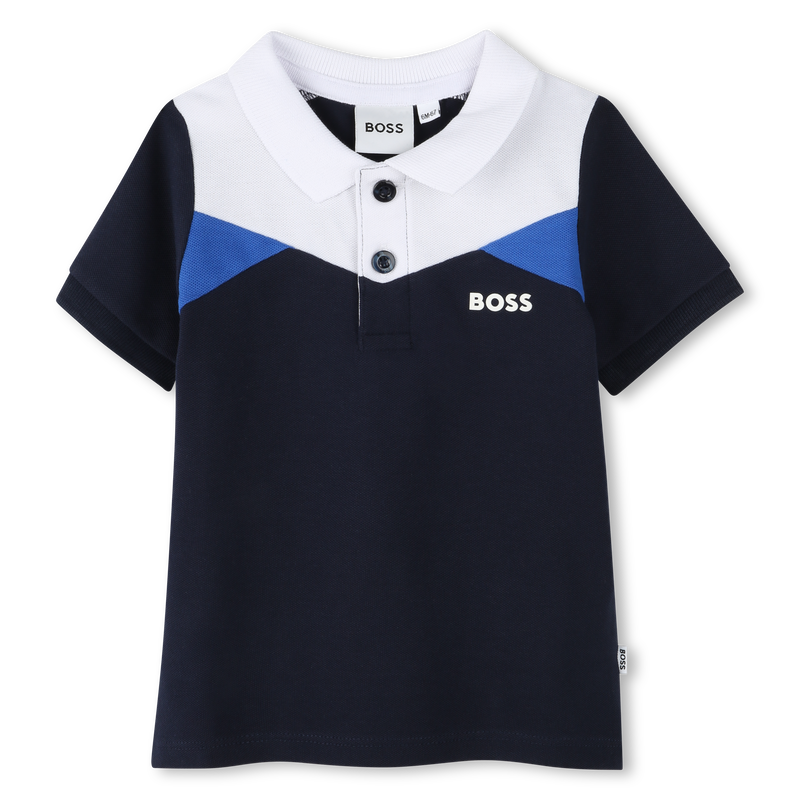 Polo color-block BOSS 
                        RAGAZZO