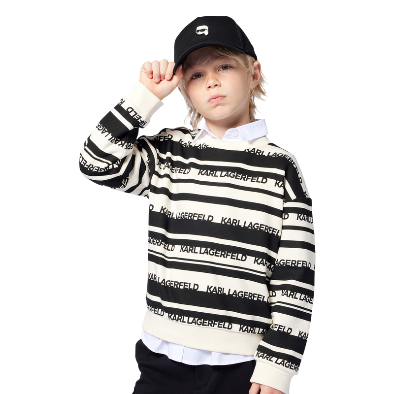 Cappello regolabile in cotone KARL LAGERFELD KIDS 
                        RAGAZZO
