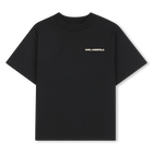 T-shirt in jersey di cotone pesante KARL LAGERFELD KIDS 
                    RAGAZZO