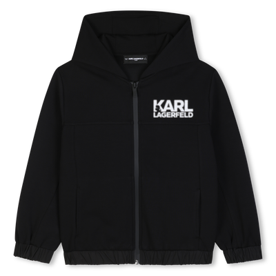 Cardigan con cappuccio KARL LAGERFELD KIDS RAGAZZO