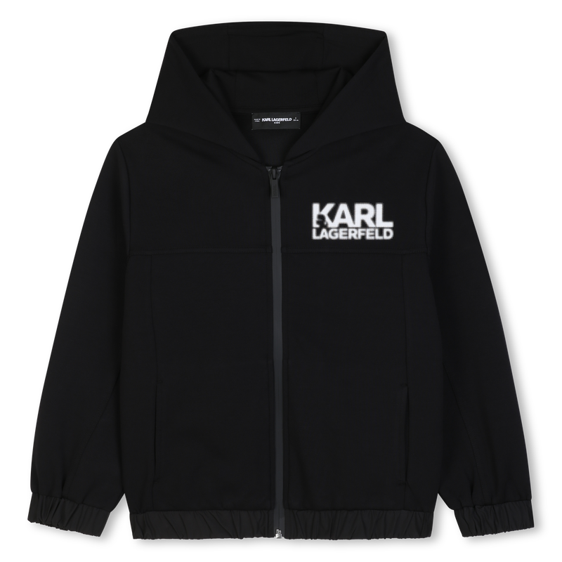 Cardigan con cappuccio KARL LAGERFELD KIDS 
                        RAGAZZO