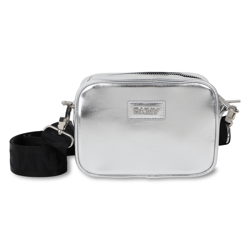 Borsa a mano in tela spalmata DKNY 
                        BAMBINA