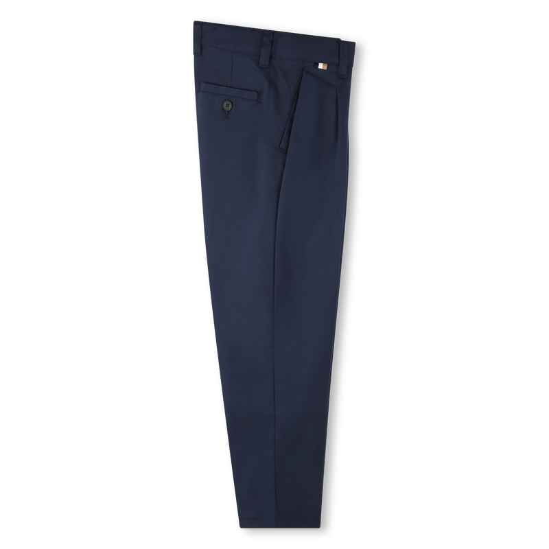 Pantaloni chino in twill BOSS 
                        RAGAZZO