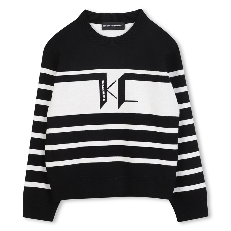 Maglione lavorato a maglia KARL LAGERFELD KIDS 
                        RAGAZZO