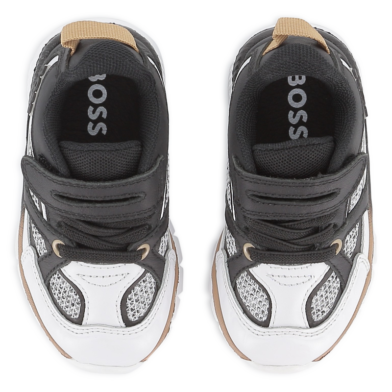 Sneakers con lacci elasticizzati BOSS 
                        RAGAZZO