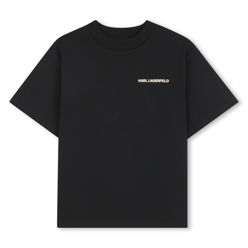 T-shirt in jersey di cotone pesante KARL LAGERFELD KIDS 
                        RAGAZZO
