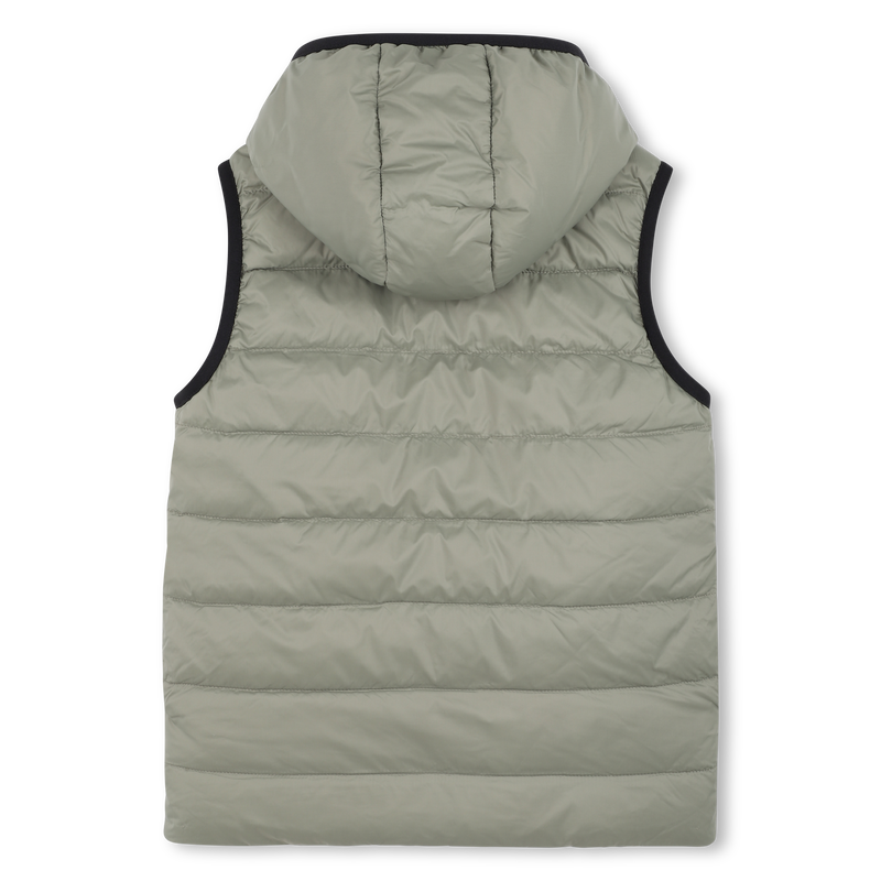 Piumino con cappuccio effetto flan BOSS 
                        RAGAZZO