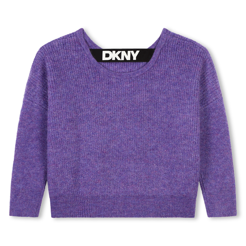 Pullover in maglia DKNY 
                        BAMBINA
