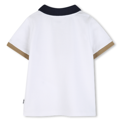 POLO A MANICHE CORTE BOSS RAGAZZO