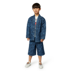 Bermuda in denim stampato KENZO KIDS 
                    RAGAZZO