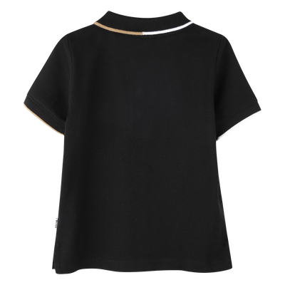 Striped Cotton Polo BOSS RAGAZZO