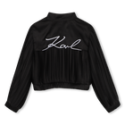 Giacca con maniche plissettate KARL LAGERFELD KIDS 
                    BAMBINA