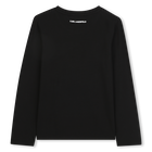 T-shirt a maniche lunghe KARL LAGERFELD KIDS 
                    BAMBINA
