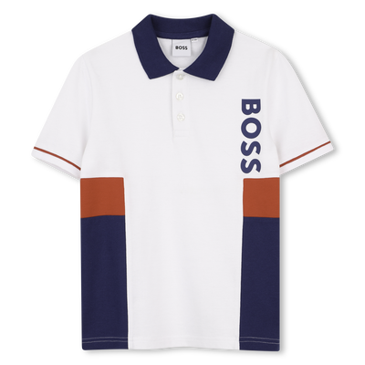 POLO MANICHE CORTE BOSS BAMBINO