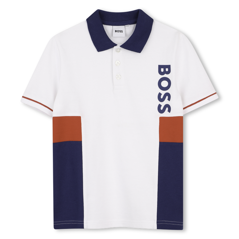 POLO MANICHE CORTE BOSS 
                        BAMBINO