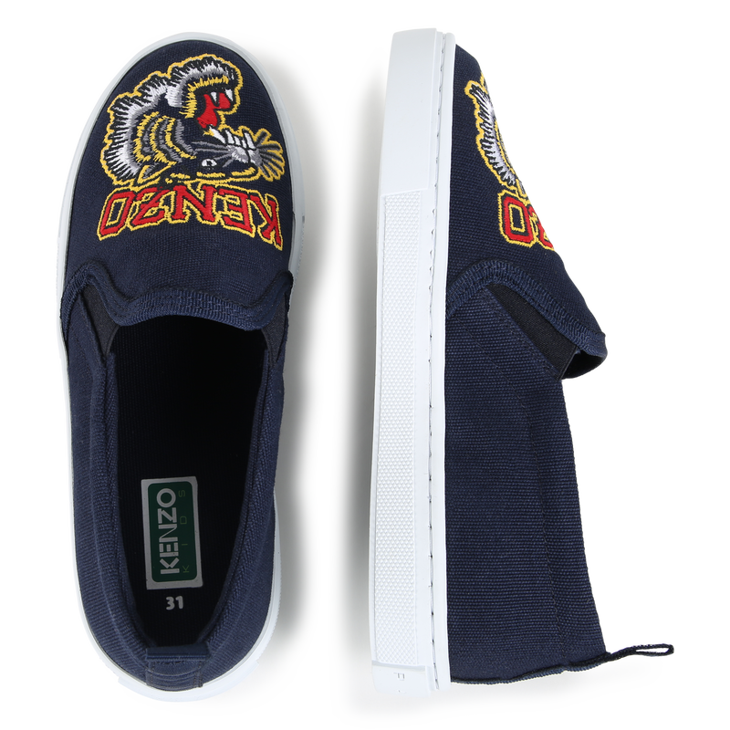 Scarpe con ricamo Tigre KENZO KIDS 
                        UNISEX