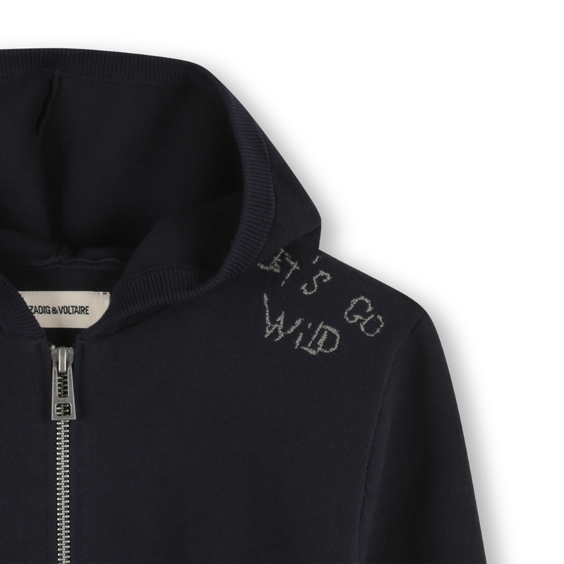 Cardigan in maglia con cappuccio ZADIG & VOLTAIRE 
                        RAGAZZO