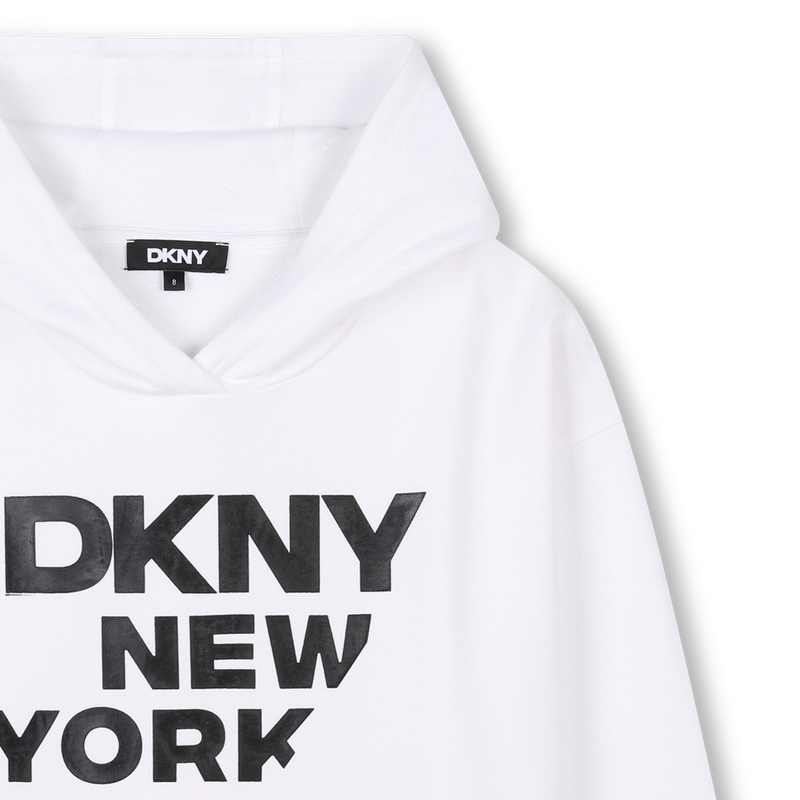 Felpa con stampa in rilievo DKNY 
                        UNISEX