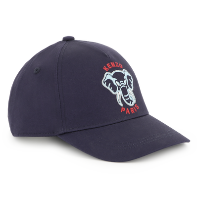 Cappellino ricamato in cotone KENZO KIDS UNISEX