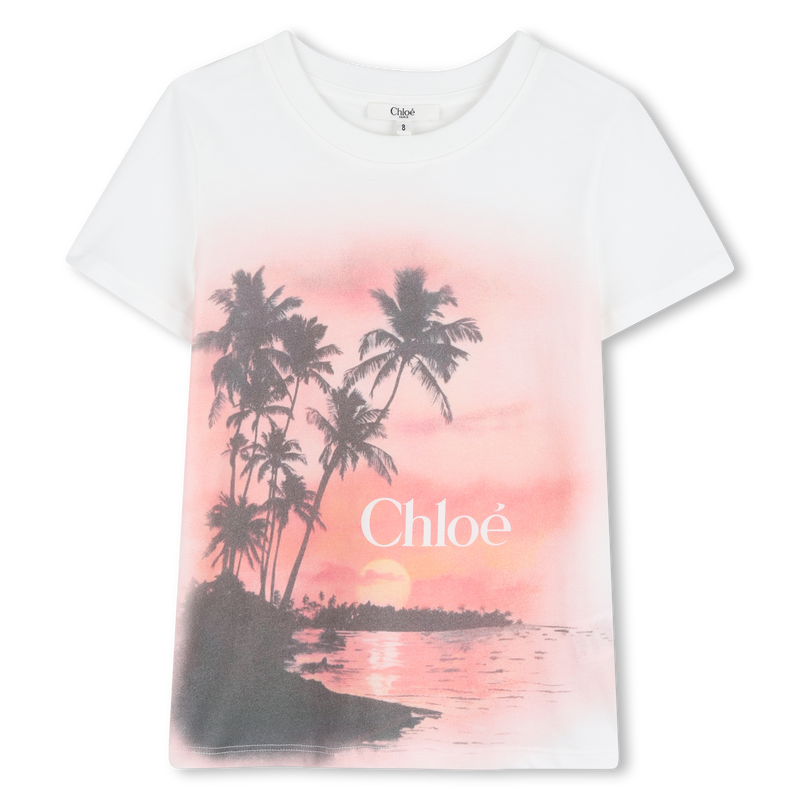 T-SHIRT A MANICHE CORTE CHLOE 
                        BAMBINA