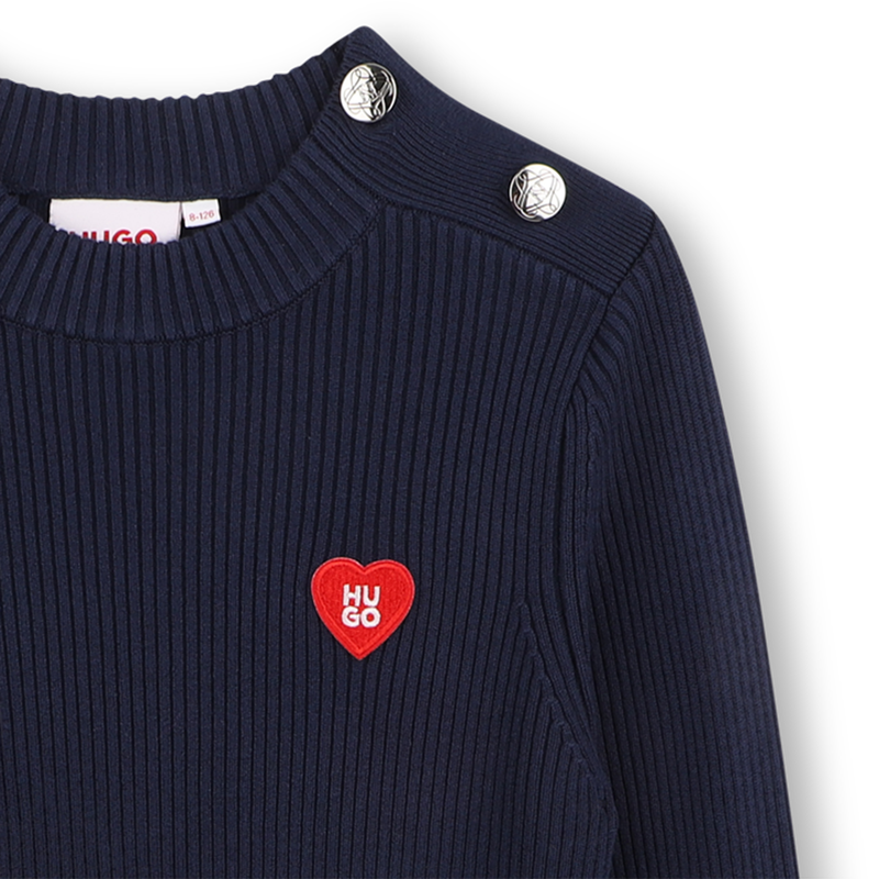 Abito in maglia HUGO 
                        BAMBINA
