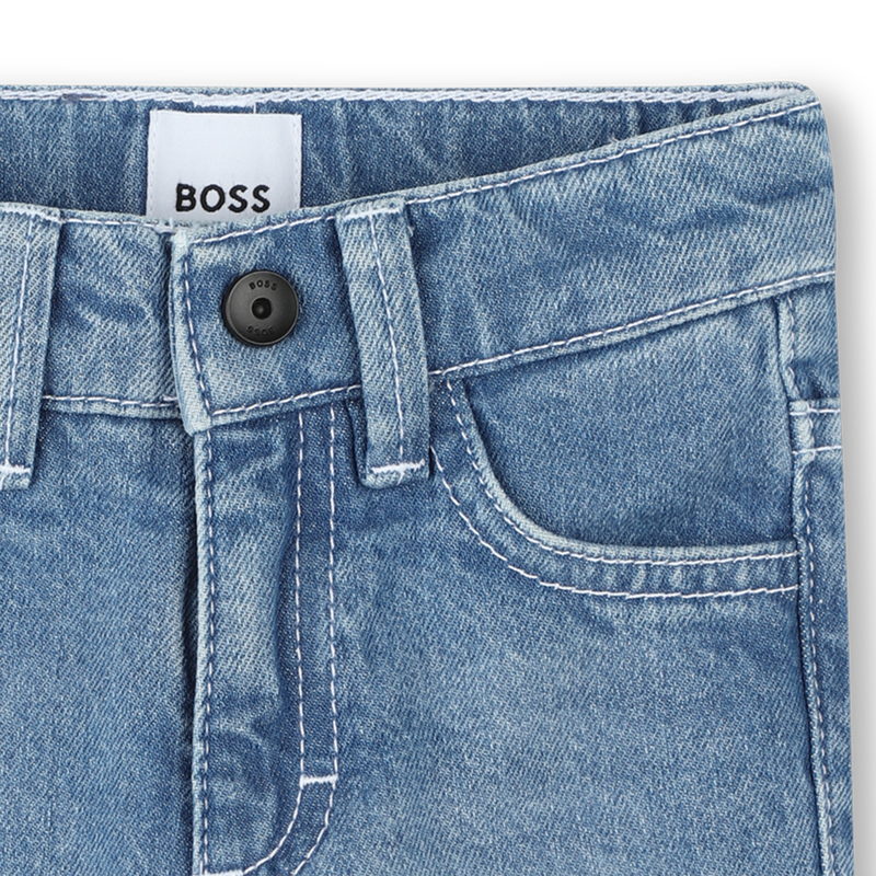 Jeans 5 tasche in cotone BOSS 
                        RAGAZZO