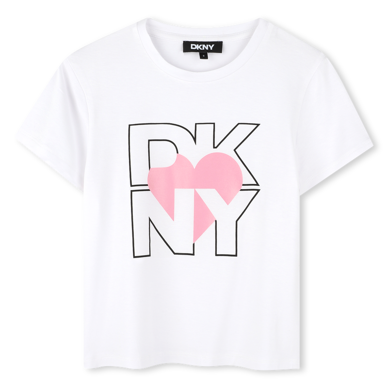 T-shirt a maniche corte DKNY 
                        BAMBINA