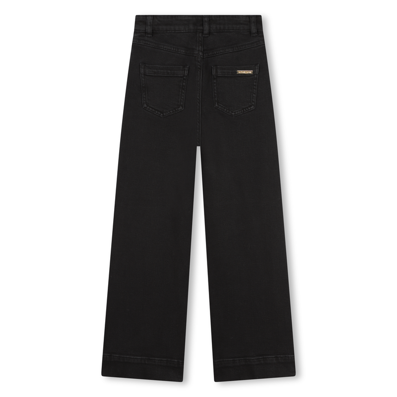 Metal Eyelet Wide-Leg Jeans MICHAEL KORS 
                        BAMBINA