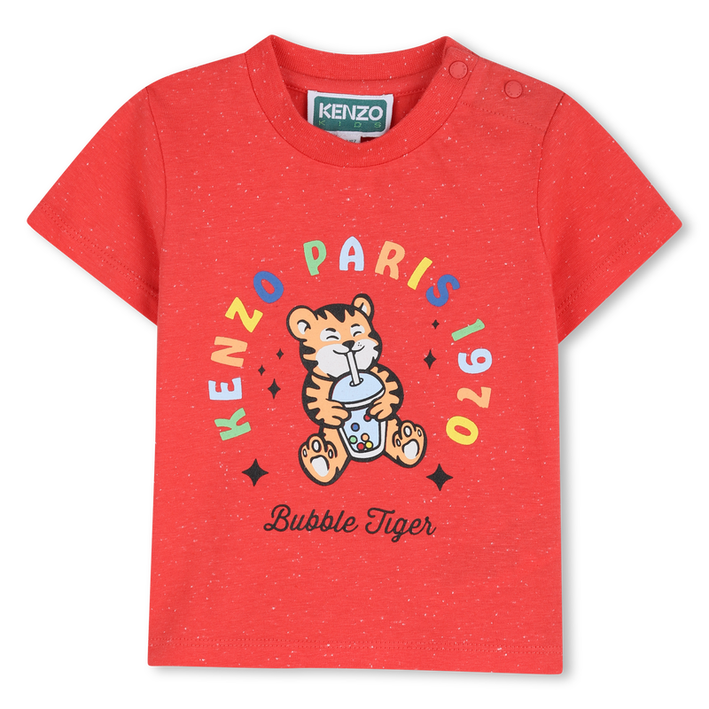 T-SHIRT A MANICHE CORTE KENZO KIDS 
                        RAGAZZO