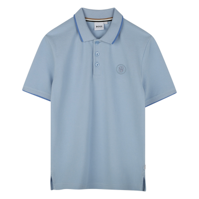 Polo in cotone taglio dritto BOSS RAGAZZO