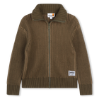 Cardigan con zip in maglia TIMBERLAND 
                    RAGAZZO