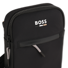Borsa a tracolla in tessuto rivestito BOSS 
                    RAGAZZO
