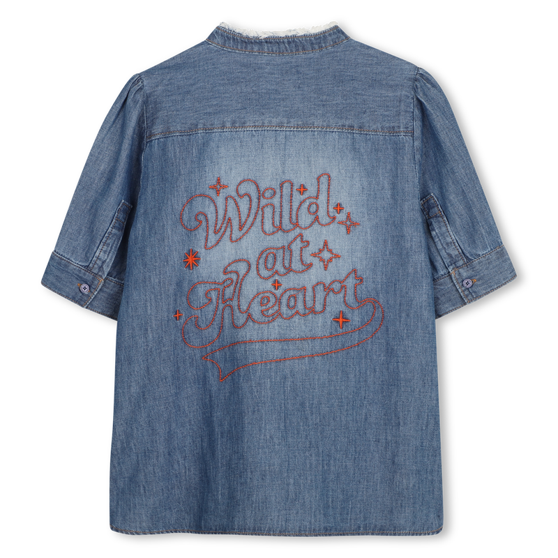 CAMICIA CON COLLETTO DA UFFICIALE ZADIG & VOLTAIRE 
                        BAMBINA