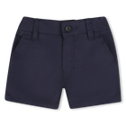 Pantaloncini chino in cotone, MARINE, hi-res