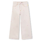 Pantalone in cotone con cuori BILLIEBLUSH 
                    BAMBINA