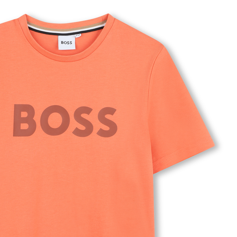 T-shirt in cotone BOSS 
                        RAGAZZO