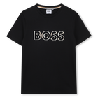 T-shirt a maniche corte, NERO, hi-res