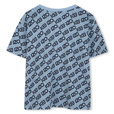T-shirt stampata in cotone KENZO KIDS RAGAZZO