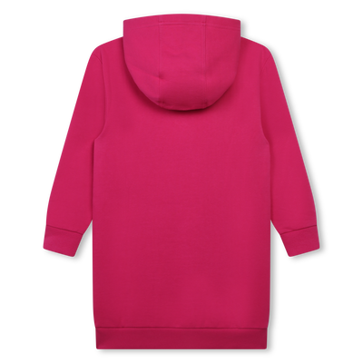 Kangaroo Pocket Fleece Dress HUGO BAMBINA