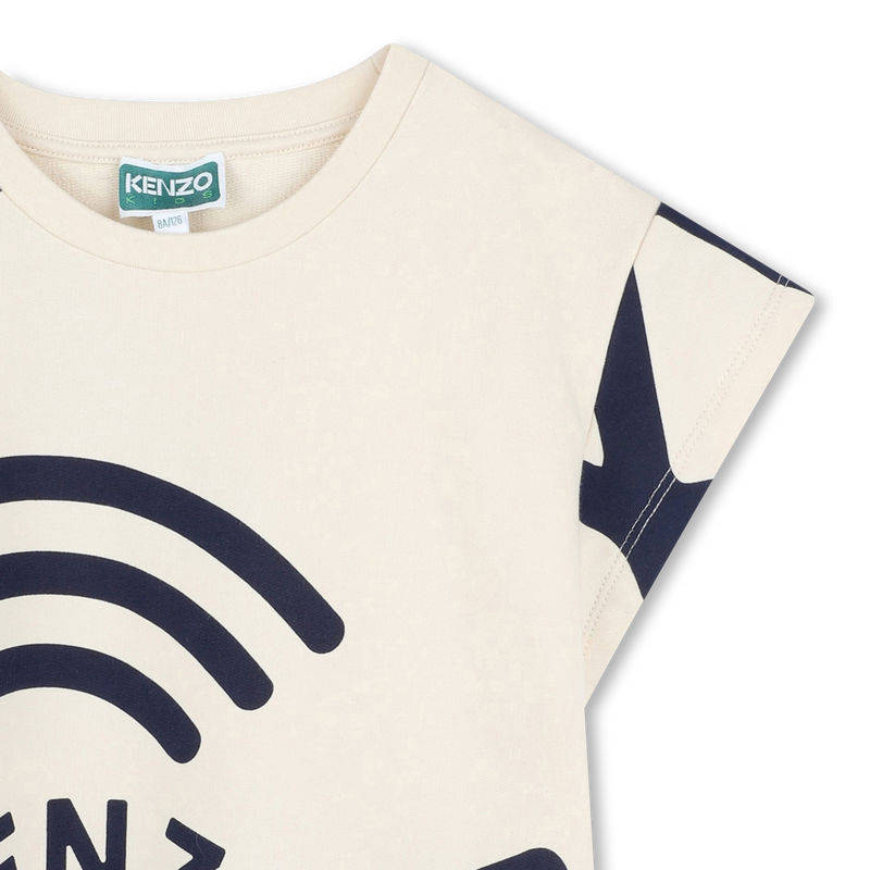 T-shirt in felpa stampata KENZO KIDS 
                        BAMBINA