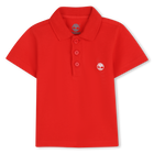 Polo a maniche corte, ROSSO, hi-res