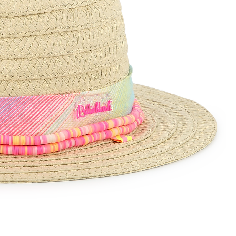Cappello nastri righe e perle BILLIEBLUSH 
                        BAMBINA