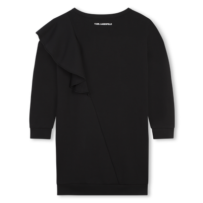 Abito dritto con volant KARL LAGERFELD KIDS BAMBINA