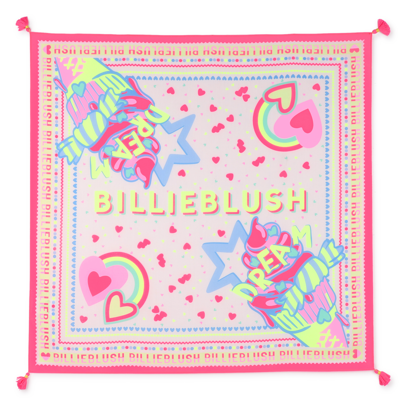 SCIARPA CON STAMPA FANTASIA BILLIEBLUSH 
                        BAMBINA