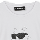 T-shirt a maniche lunghe KARL LAGERFELD KIDS 
                    BAMBINA
