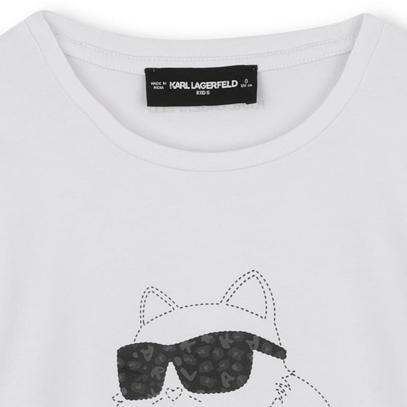T-shirt a maniche lunghe KARL LAGERFELD KIDS 
                        BAMBINA