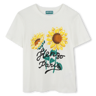T-shirt con stampa girasoli KENZO KIDS 
                    UNISEX
