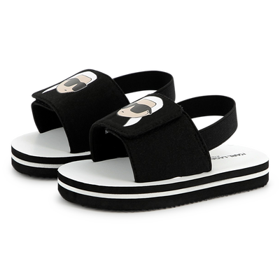 Sandali leggeri a strappo KARL LAGERFELD KIDS UNISEX