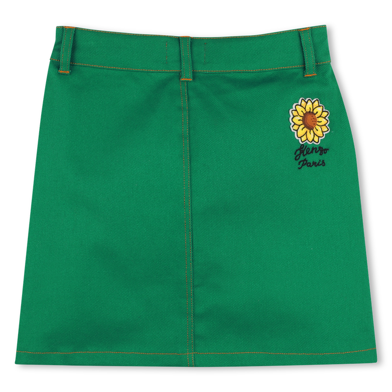 Gonna a trapezio con tasche KENZO KIDS 
                        BAMBINA