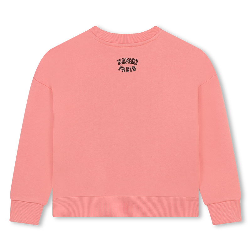 Felpa ricamata in cotone KENZO KIDS 
                        BAMBINA